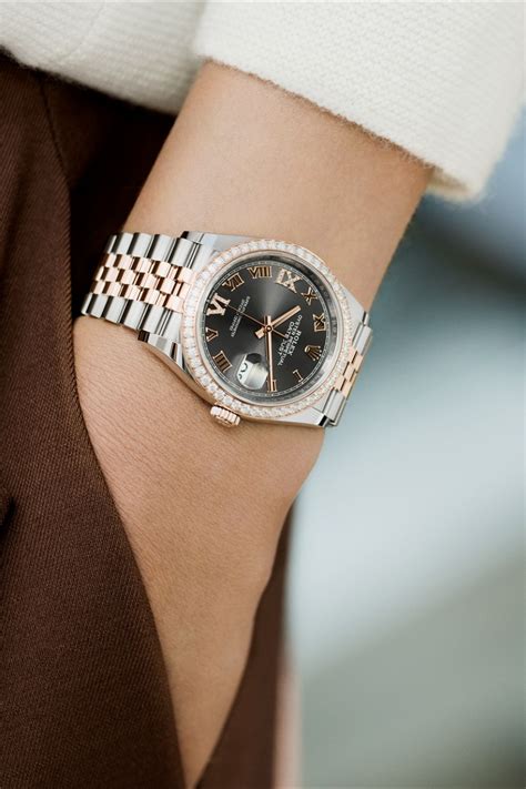 best size rolex for a woman|rolex women's watch 36mm.